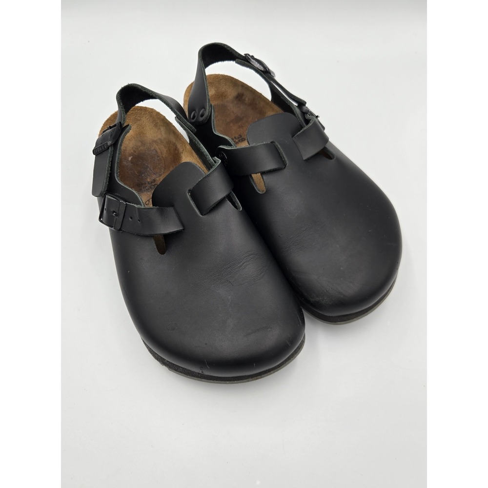 Birkenstock Professional Tokio SL Black Leather Clogs Womens 38 L7 M5